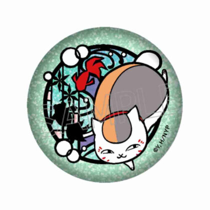 (s)夏目友人帳 切り絵シリーズ セレクション Vol.1 キラキラ缶バッジ 金魚 送料別880円