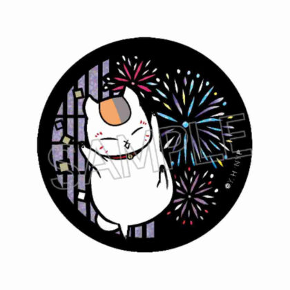 (s)夏目友人帳 切り絵シリーズ セレクション Vol.1 キラキラ缶バッジ 花火 送料別880円