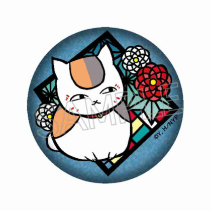 (s)夏目友人帳 切り絵シリーズ セレクション Vol.1 キラキラ缶バッジ 和モダン(麻の葉紋様) 送料別880円