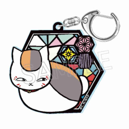 (s)夏目友人帳 切り絵シリーズ セレクション Vol.1 グリッターキーホルダー 和モダン(亀甲紋様) 送料別880円