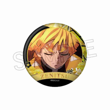 (s)鬼滅の刃 螺鈿風シリーズ 缶バッジ Vol.4 我妻善逸 送料別880円