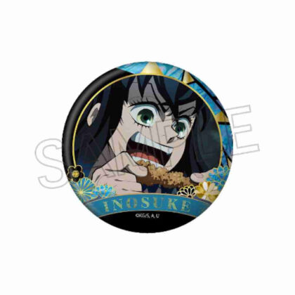 (s)鬼滅の刃 螺鈿風シリーズ 缶バッジ Vol.4 嘴平伊之助 送料別880円