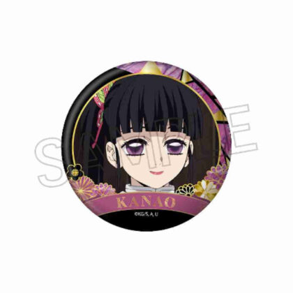 (s)鬼滅の刃 螺鈿風シリーズ 缶バッジ Vol.4 栗花落カナヲ 送料別880円