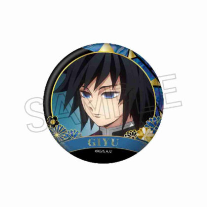 (s)鬼滅の刃 螺鈿風シリーズ 缶バッジ Vol.4 冨岡義勇 送料別880円