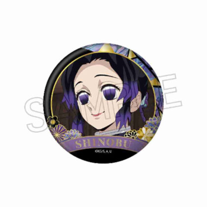 (s)鬼滅の刃 螺鈿風シリーズ 缶バッジ Vol.4 胡蝶しのぶ 送料別880円