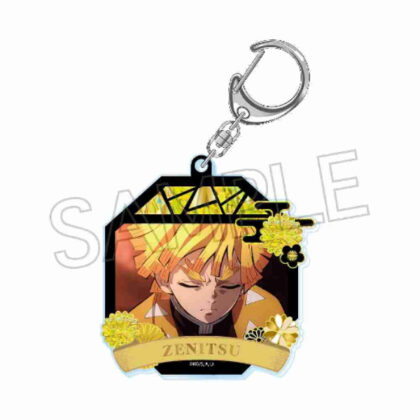 (s)鬼滅の刃 螺鈿風シリーズ アクリルキーホルダー Vol.4 我妻善逸 送料別880円