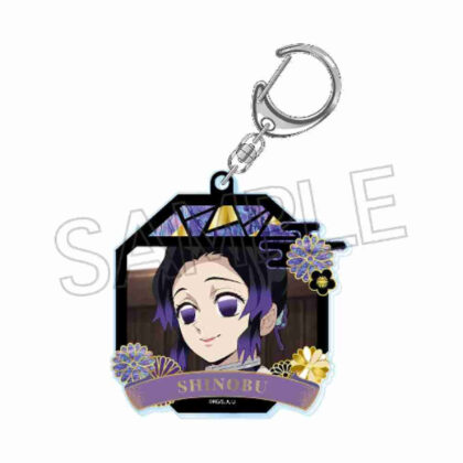 (s)鬼滅の刃 螺鈿風シリーズ アクリルキーホルダー Vol.4 胡蝶しのぶ 送料別880円