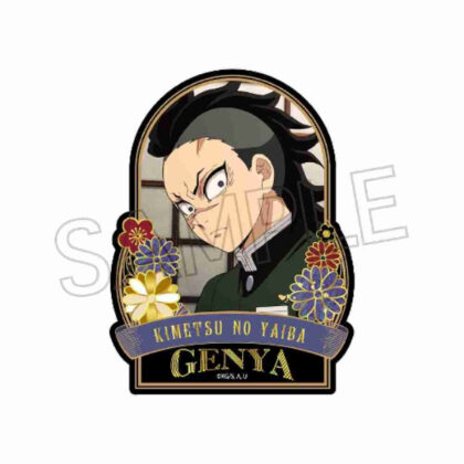 (s)鬼滅の刃 螺鈿風シリーズ ステッカー Vol.4 不死川玄弥 送料別880円