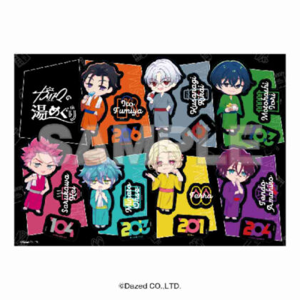 超人的シェアハウスストーリー カリスマ カリスマの湯めぐり ステッカーシート