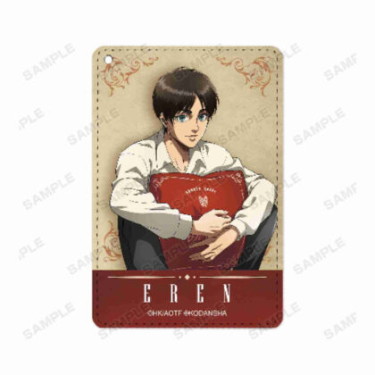 進撃の巨人 描き下ろしイラスト エレン リラックスver.1ポケットパスケース