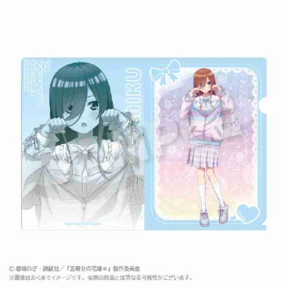 (s)五等分の花嫁* クリアファイル ゆめかわせいふくVer. 中野三玖 送料別880円