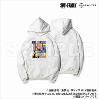 (s)SPY×FAMILY AMICIS THE FORGERS パーカーホワイト Lサイズ 送料別880円
