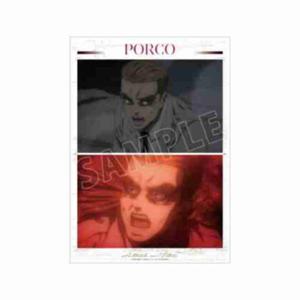 (s)進撃の巨人 ポルコ 場面写A3マット加工ポスターVol.4 送料別880円