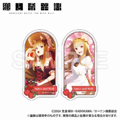 (s)狼と香辛料 MERCHANT MEETS THE WISE WOLF ステッカー2枚セット 送料別880円