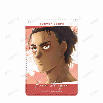 進撃の巨人 エレン Ani-Art aqua label 1ポケットパスケース