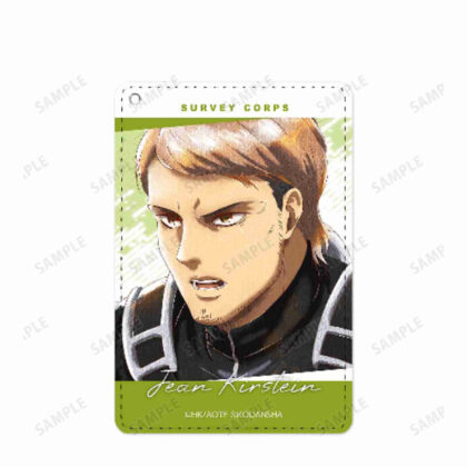 進撃の巨人 ジャン Ani-Art aqua label 1ポケットパスケース