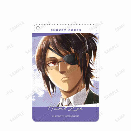 進撃の巨人 ハンジ Ani-Art aqua label 1ポケットパスケース