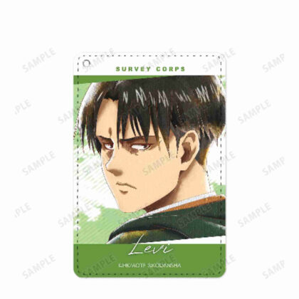 進撃の巨人 リヴァイ Ani-Art aqua label 1ポケットパスケース