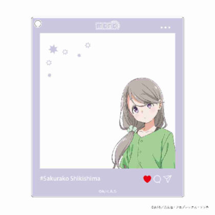 (s)mono SNS風アクリルキーホルダー 敷島桜子 送料別880円