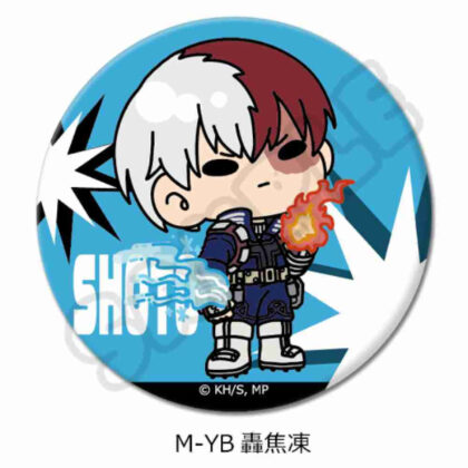 (s)僕のヒーローアカデミア みんなmochocho化大作戦! 第3弾 丸形缶バッジ(57mm) M-YB 轟焦凍 送料別880円