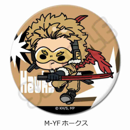 (s)僕のヒーローアカデミア みんなmochocho化大作戦! 第3弾 丸形缶バッジ(57mm) M-YF ホークス 送料別880円