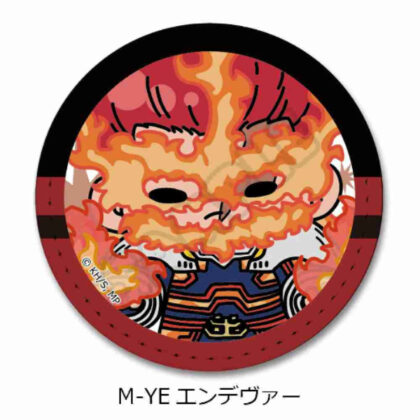 (s)僕のヒーローアカデミア みんなmochocho化大作戦! 第3弾 レザーバッジ M-YE エンデヴァー 送料別880円