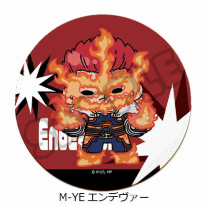 (s)僕のヒーローアカデミア みんなmochocho化大作戦! 第3弾 レザーコースター M-YE エンデヴァー 送料別880円