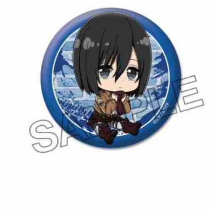 TVアニメ『進撃の巨人』 ぺたん娘缶バッジ vol.1 ミカサ