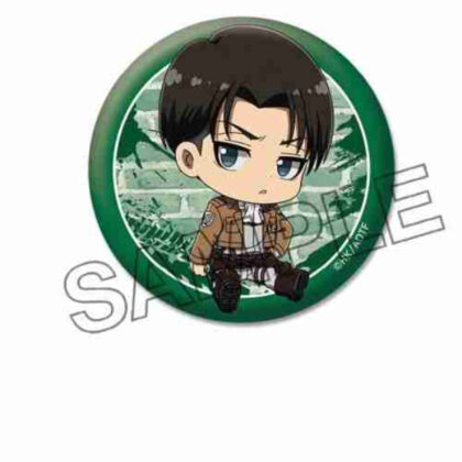 TVアニメ『進撃の巨人』 ぺたん娘缶バッジ vol.1 リヴァイ