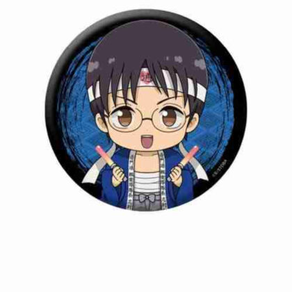 銀魂 ぺたん娘缶バッジ vol.3 志村新八