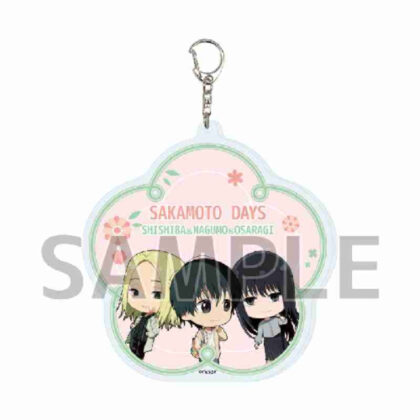 (s)デカアクリルキーホルダー SAKAMOTO DAYS 03 神々廻&南雲&大佛 春私服Ver.(ミニキャライラスト) 送料別880円