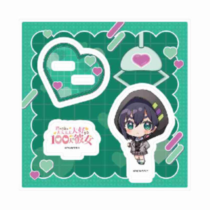 (s)アクリルスタンドプレート 君のことが大大大大大好きな100人の彼女 08 原賀胡桃(ミニキャライラスト) 送料別880円