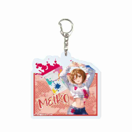 (s)アクリルキーホルダー ピアプロキャラクターズ 10 MEIKO ペンキVer.(描き起こしイラスト) 送料別880円