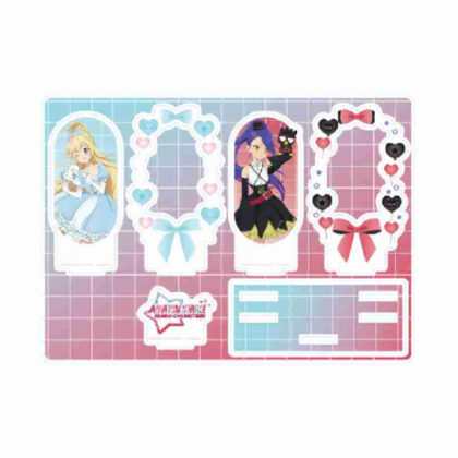 (s)プレミアムアクリルジオラマプレート アイカツスターズ!×サンリオキャラクターズ 04 D Ver.(コラボイラスト(等身)) 送料別880円