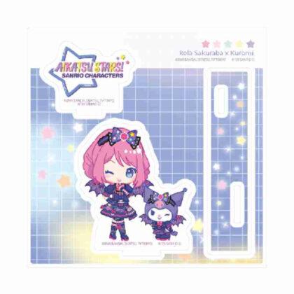 (s)アクリルスタンドプレート アイカツスターズ!×サンリオキャラクターズ 02 桜庭ローラ×クロミ(コラボイラスト(ミニキャラ)) 送料別880円