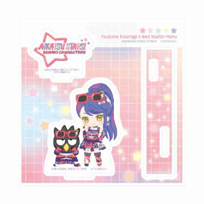 (s)アクリルスタンドプレート アイカツスターズ!×サンリオキャラクターズ 07 如月ツバサ×バッドばつ丸(コラボイラスト(ミニキ 送料別880円