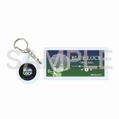 (s)パーツ付きアクリルキーホルダー ブルーロック 25 オリヴァ・愛空 バンドVer.(ミニキャライラスト) 送料別880円