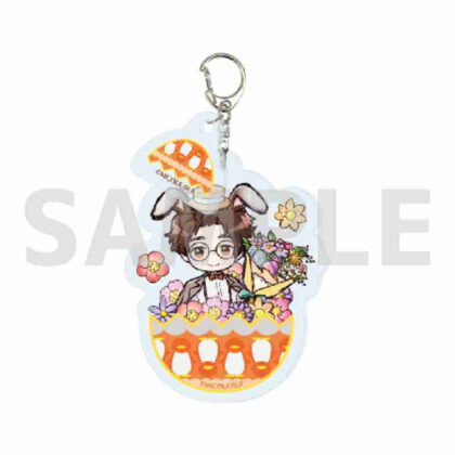 (s)パーツ付きアクリルキーホルダー ブルーロック 04 雪宮剣優 イースターVer.(グラフアートイラスト) 送料別880円