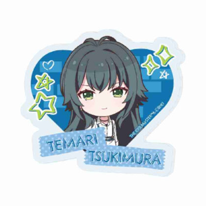 (s)アクリルプレートバッジ 学園アイドルマスター 03 月村手毬 ストリートファッションVer.(ミニキャライラスト) 送料別880円