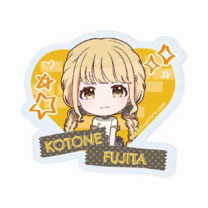 (s)アクリルプレートバッジ 学園アイドルマスター 04 藤田ことね ストリートファッションVer.(ミニキャライラスト) 送料別880円