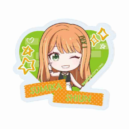 (s)アクリルプレートバッジ 学園アイドルマスター 08 紫雲清夏 ストリートファッションVer.(ミニキャライラスト) 送料別880円