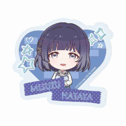 (s)アクリルプレートバッジ 学園アイドルマスター 13 秦谷美鈴 ストリートファッションVer.(ミニキャライラスト) 送料別880円