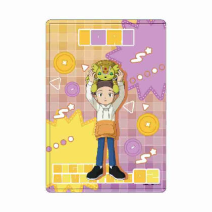 (s)キャラクリアケース デジモンアドベンチャー02 09 火田伊織&アルマジモン ぬいぐるみVer.(描き下ろしイラスト 送料別880円