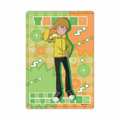 (s)キャラクリアケース デジモンアドベンチャー02 10 高石タケル&パタモン ぬいぐるみVer.(描き下ろしイラスト) 送料別880円