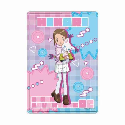 (s)キャラクリアケース デジモンアドベンチャー02 11 八神ヒカリ&テイルモン ぬいぐるみVer.(描き下ろしイラスト) 送料別880円