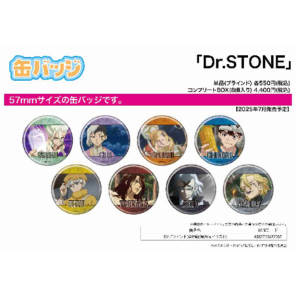 (s)缶バッジ Dr.STONE 30 場面写イラスト 送料別880円