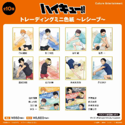 ハイキュー!! トレーディングミニ色紙 -レシーブ-