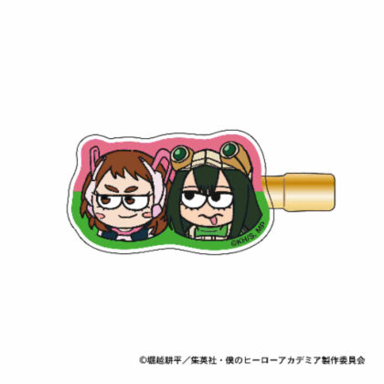 (s)僕のヒーローアカデミア ジロリ ヘアクリップ 麗日お茶子&蛙吹梅雨 送料別880円