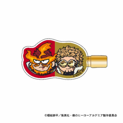 (s)僕のヒーローアカデミア ジロリ ヘアクリップ エンデヴァー・ホークス 送料別880円