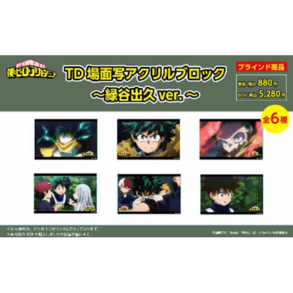(s)僕のヒーローアカデミア TD場面写アクリルブロック-緑谷出久Ver.- 送料別880円
